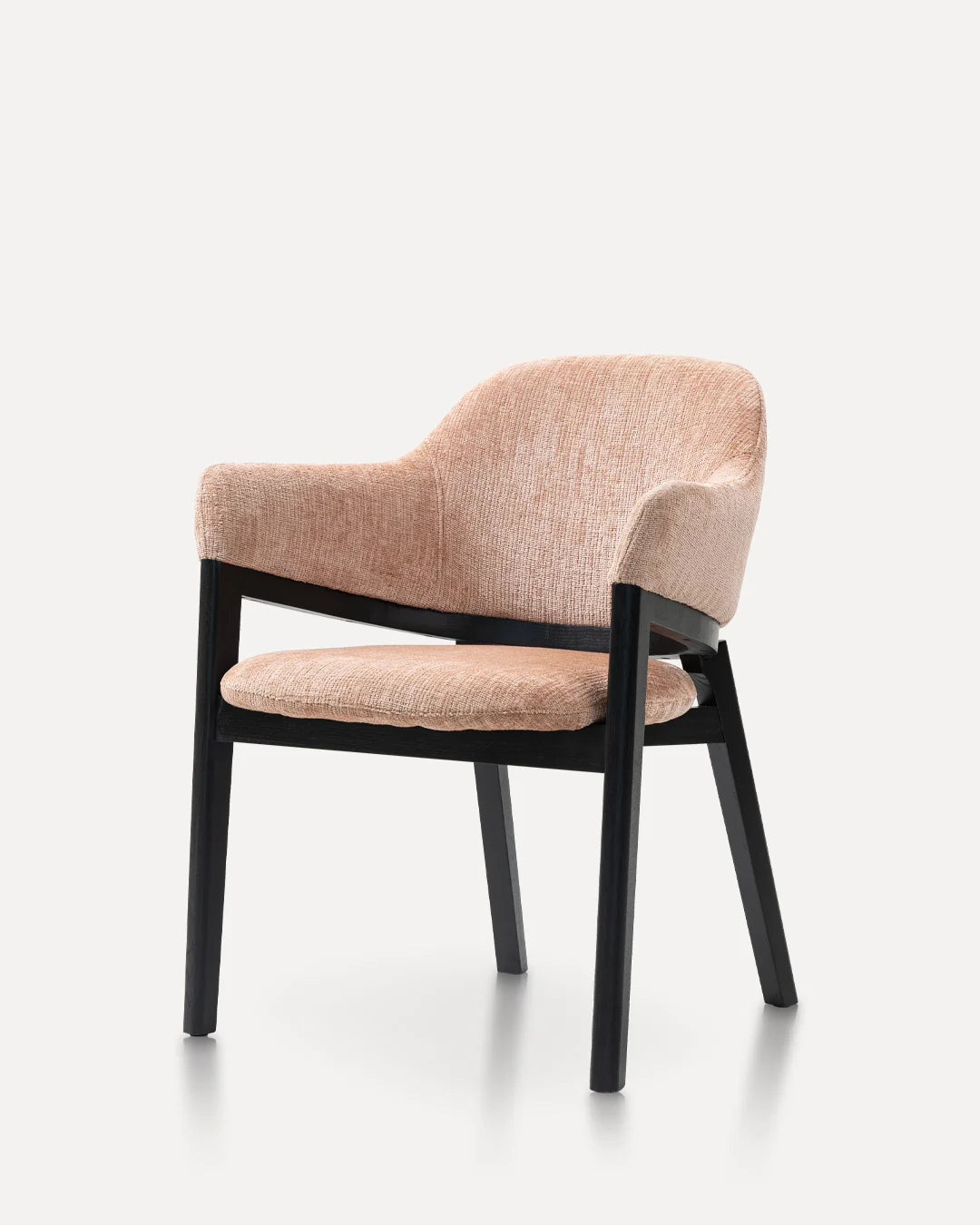 Wooden Chair Roswell - Black / Pink