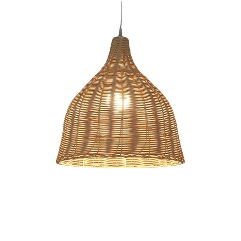 Handgemaakte rotan kroonluchter lampenkap