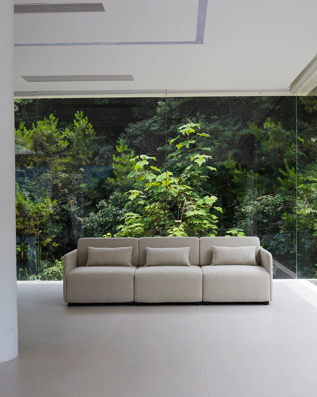 Abstracta Sofa bank drie personen - Beige